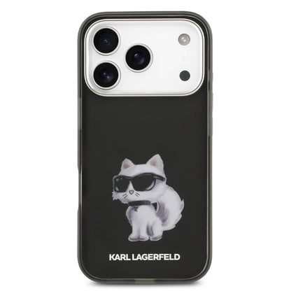 Funda Karl Lagerfeld Choupette con MagSafe para iPhone 17 Pro - Negro | Case Original