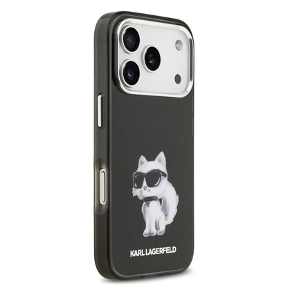 Funda Karl Lagerfeld Choupette con MagSafe para iPhone 17 Pro - Negro | Case Original