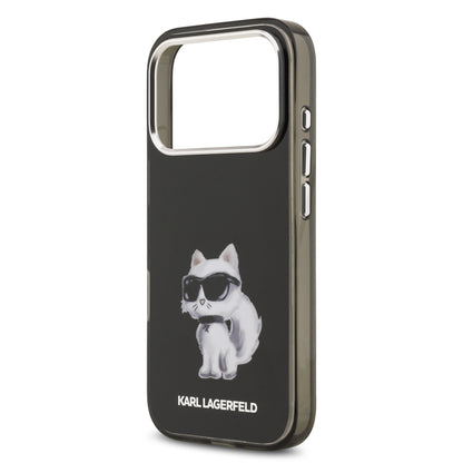Funda Karl Lagerfeld Choupette con MagSafe para iPhone 17 Pro - Negro | Case Original