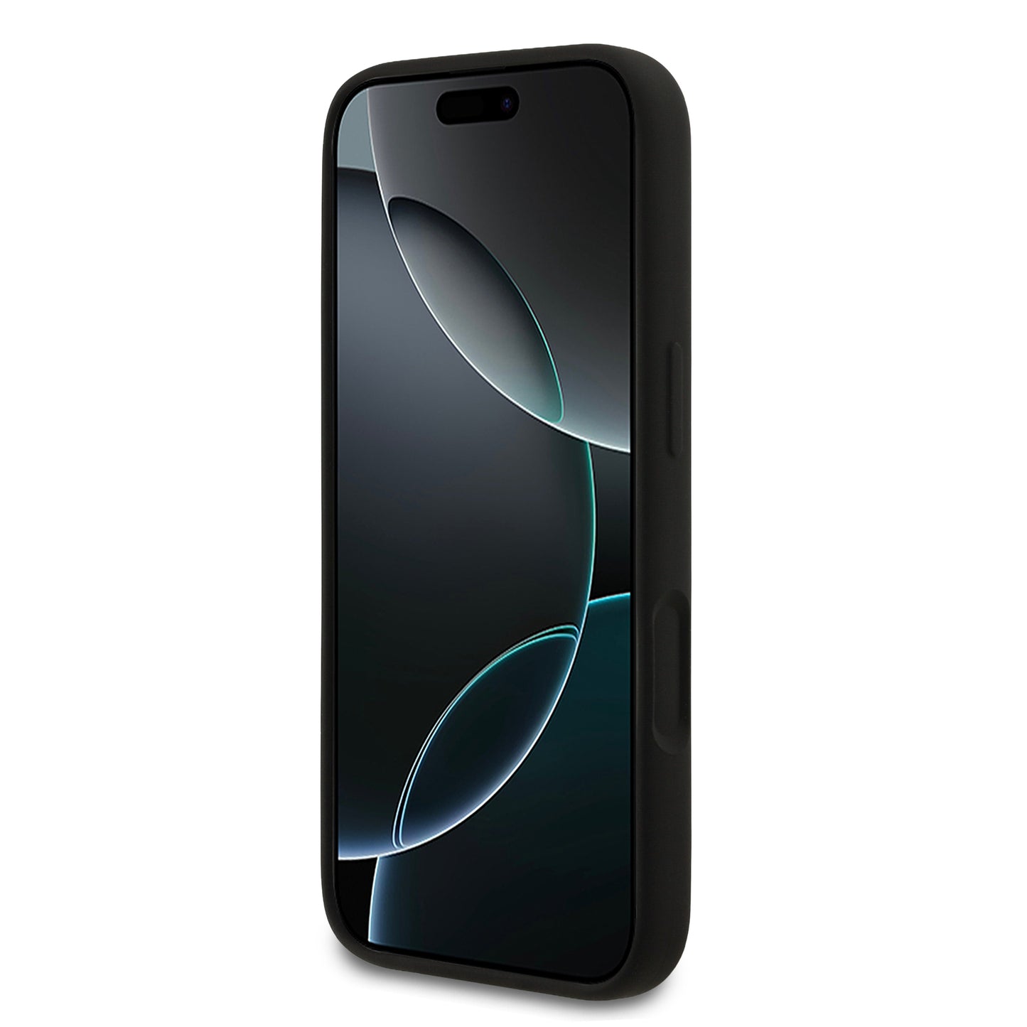 Funda Karl Lagerfeld MagSafe de Silicona Negra con Diseño Sketch de Karl para iPhone 17 Pro | Case Original de Lujo