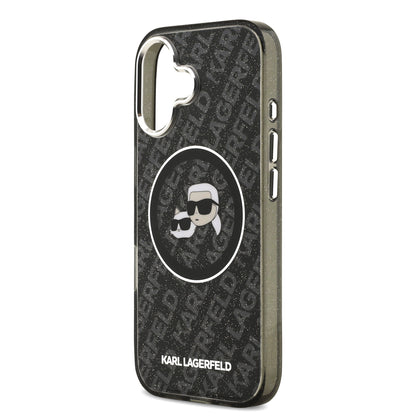 Funda Karl Lagerfeld & Choupette Glitter con MagSafe para iPhone 17 – Edición Premium