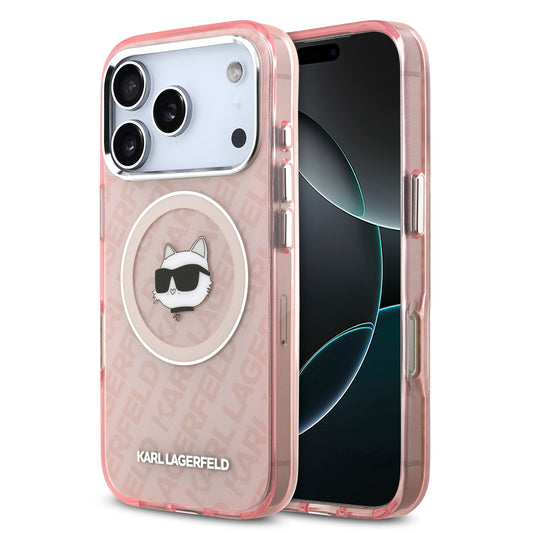 Funda Karl Lagerfeld Choupette Glitter con MagSafe para iPhone 17 Pro Max – Edición Premium