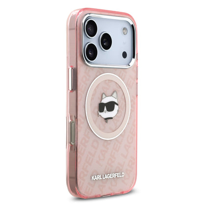 Funda Karl Lagerfeld Choupette Glitter con MagSafe para iPhone 17 Pro – Edición Premium