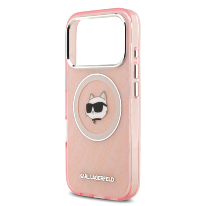 Funda Karl Lagerfeld Choupette Glitter con MagSafe para iPhone 17 Pro Max – Edición Premium