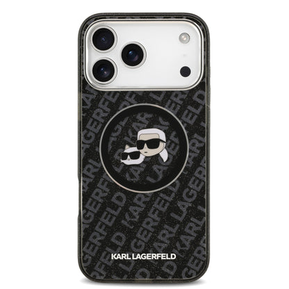 Funda Karl Lagerfeld & Choupette Glitter con MagSafe para iPhone 17 Pro – Edición Premium
