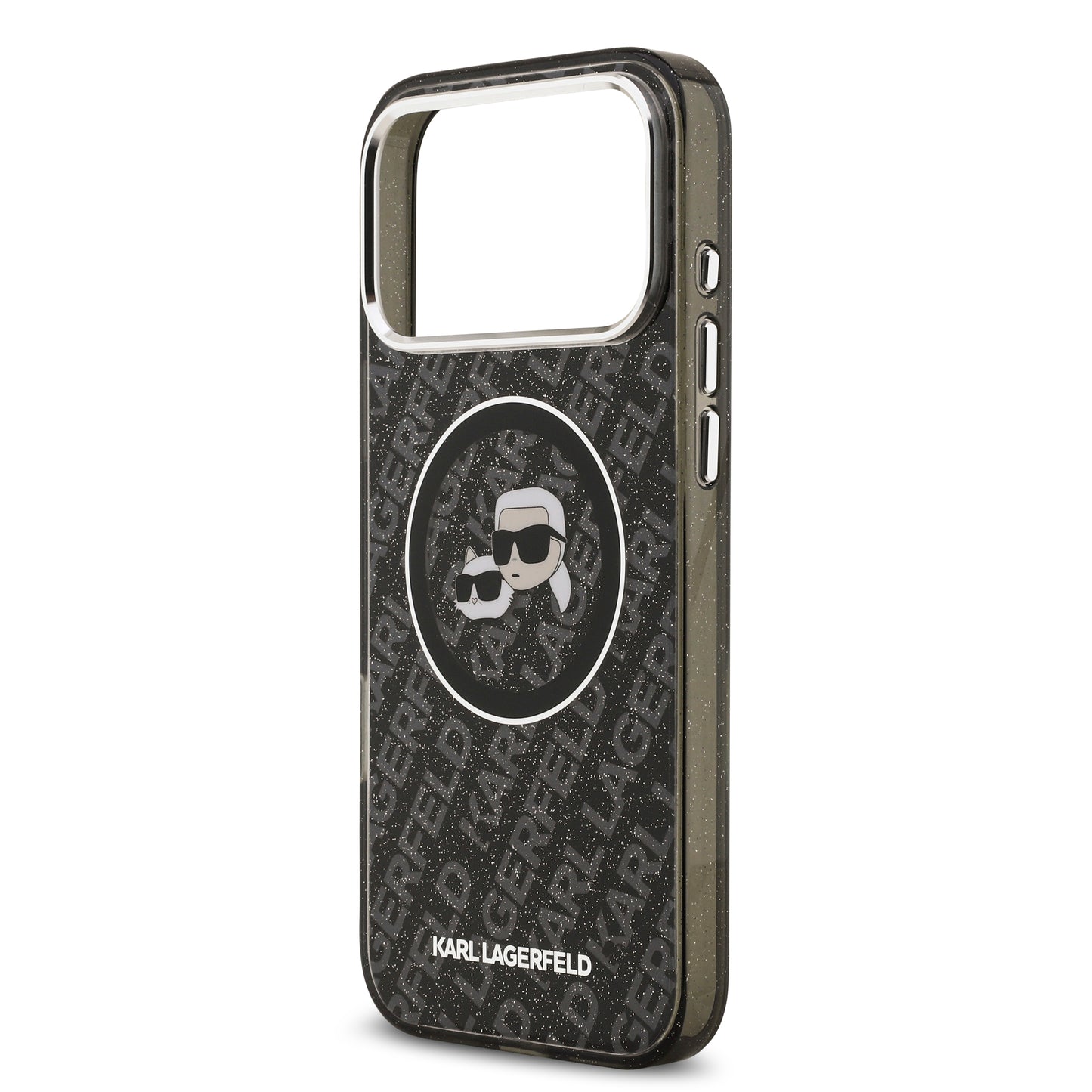Funda Karl Lagerfeld & Choupette Glitter con MagSafe para iPhone 17 Pro Max – Edición Premium