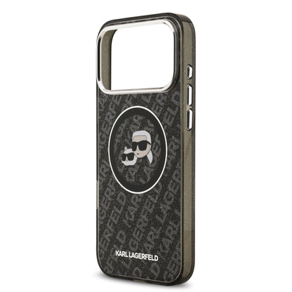 Funda Karl Lagerfeld & Choupette Glitter con MagSafe para iPhone 17 Pro Max – Edición Premium