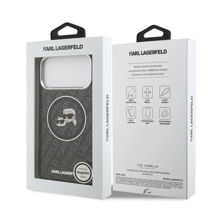 Funda Karl Lagerfeld Original iPhone 17/18 Pro Max Glitter