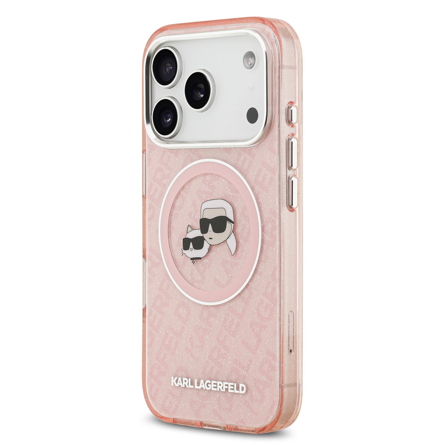 Funda Karl Lagerfeld Choupette Glitter con MagSafe para iPhone 17 Pro Max – Edición Premium
