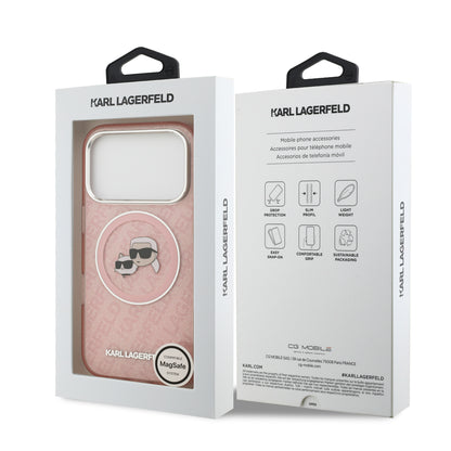 Funda Karl Lagerfeld Choupette Glitter con MagSafe para iPhone 17 Pro Max – Edición Premium
