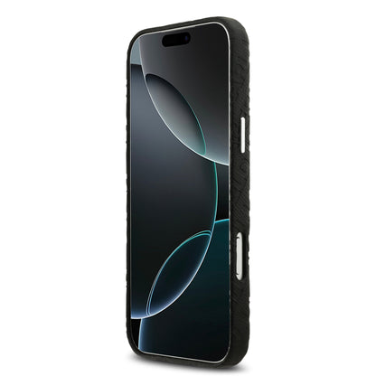 Funda Karl Lagerfeld MagSafe Negra con Grabado de Logotipo para iPhone 17 Pro | Case Original de Lujo