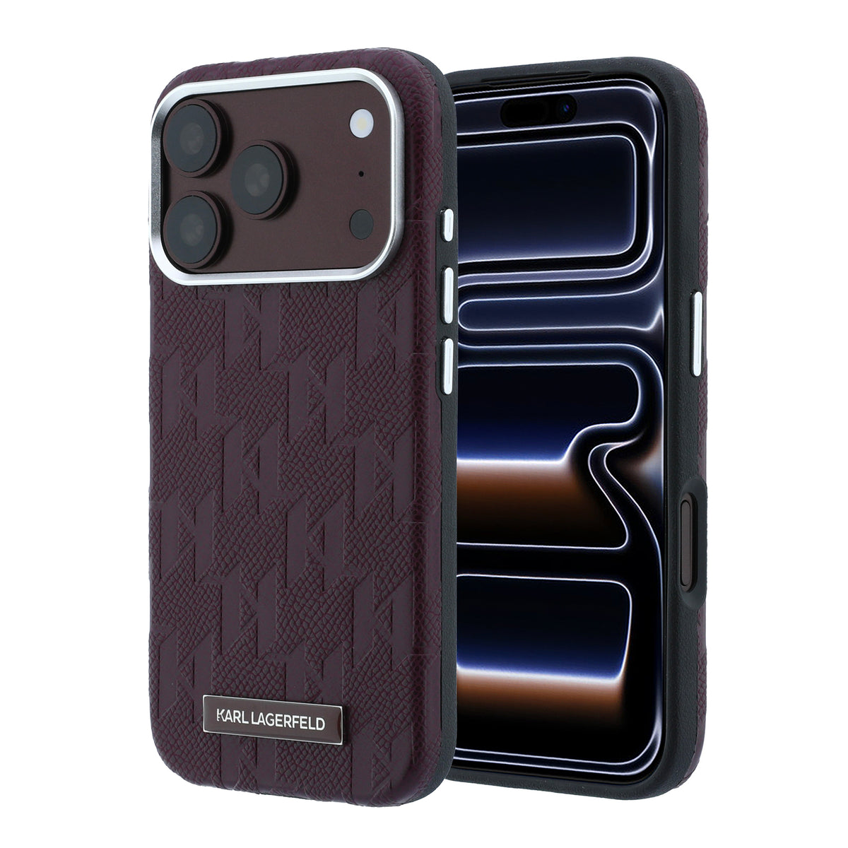 Funda Karl Lagerfeld Original iPhone 18 Pro Vino