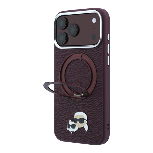 Funda Karl Lagerfeld Original iPhone 18 Pro Soporte Vino