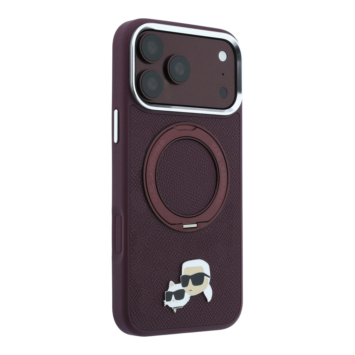 Funda Karl Lagerfeld Original iPhone 18 Pro Soporte Vino
