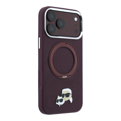 Funda Karl Lagerfeld Original iPhone 18 Pro Soporte Vino