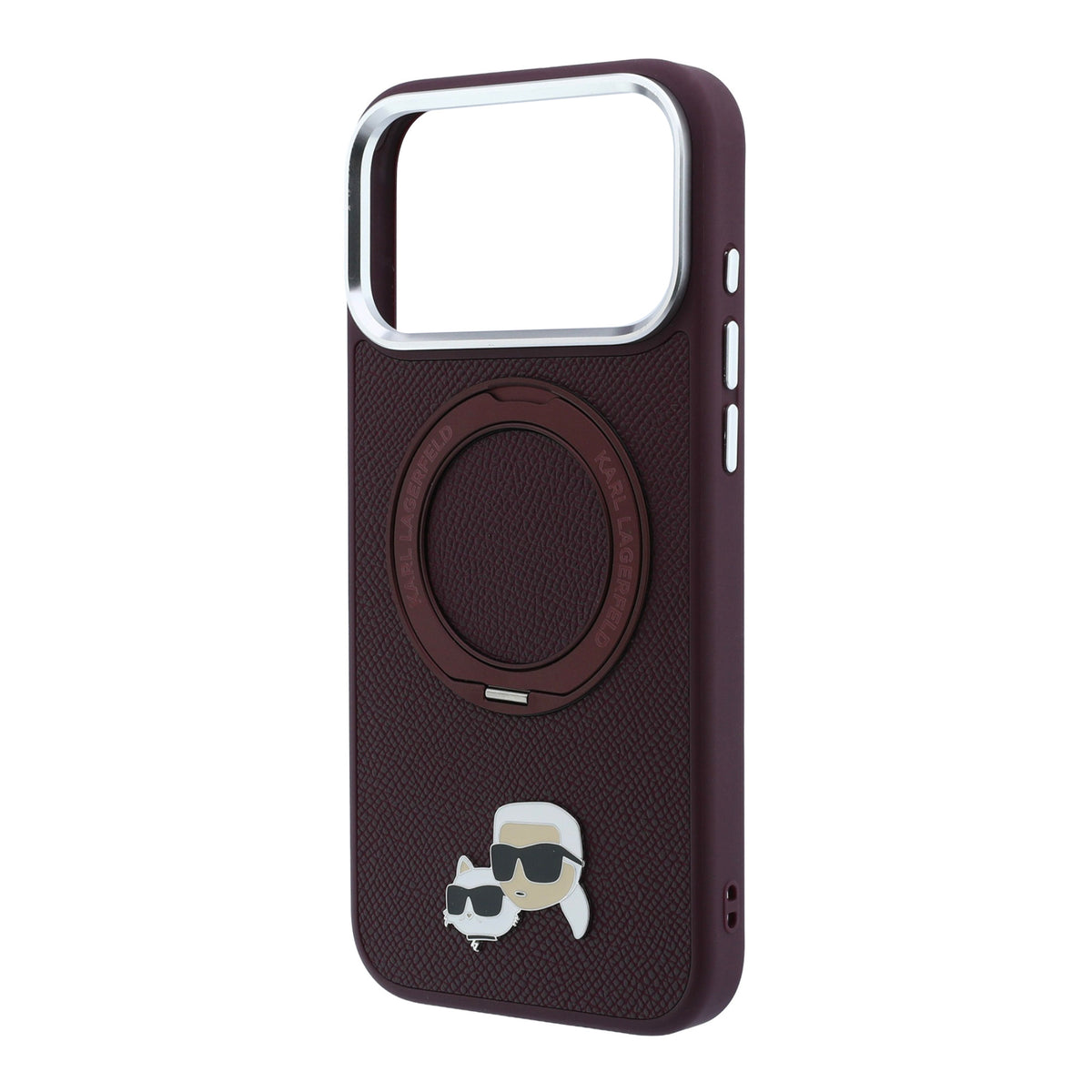 Funda Karl Lagerfeld Original iPhone 18 Pro Soporte Vino