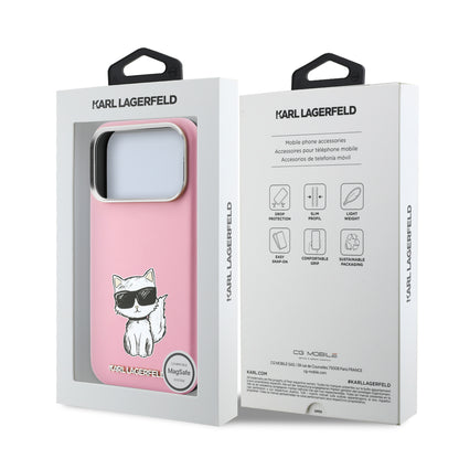Funda Karl Lagerfeld Original iPhone 18 Pro Max Rosa