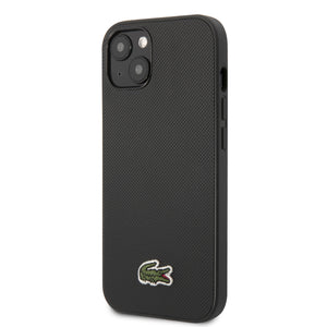 Case/Funda Lacoste Diseño Iconic Petit Color Negro para iPhone 14 Plus