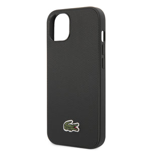 Case/Funda Lacoste Diseño Iconic Petit Color Negro para iPhone 14 Plus