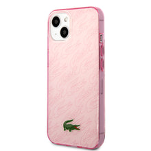 Cargar imagen en el visor de la galería, Case/Funda Lacoste Diseño Double Dyed Checker Color Light Pink para iPhone 14 Plus