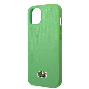 Case/Funda Lacoste Diseño Iconic Petit Color Verde para iPhone 14