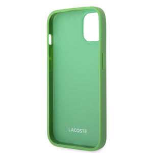 Case/Funda Lacoste Diseño Iconic Petit Color Verde para iPhone 14