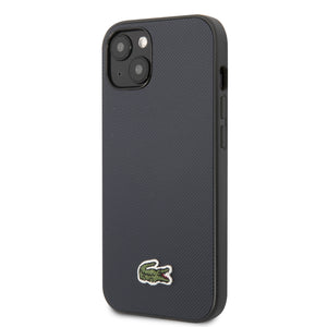 Case/Funda Lacoste Diseño Iconic Petit Color Negro para iPhone 14