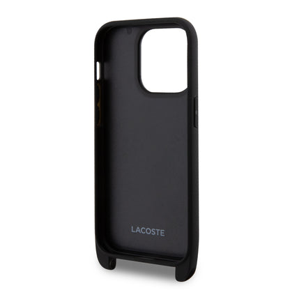 Case Lacoste Logo Bordado con Correa iPhone 15 Pro