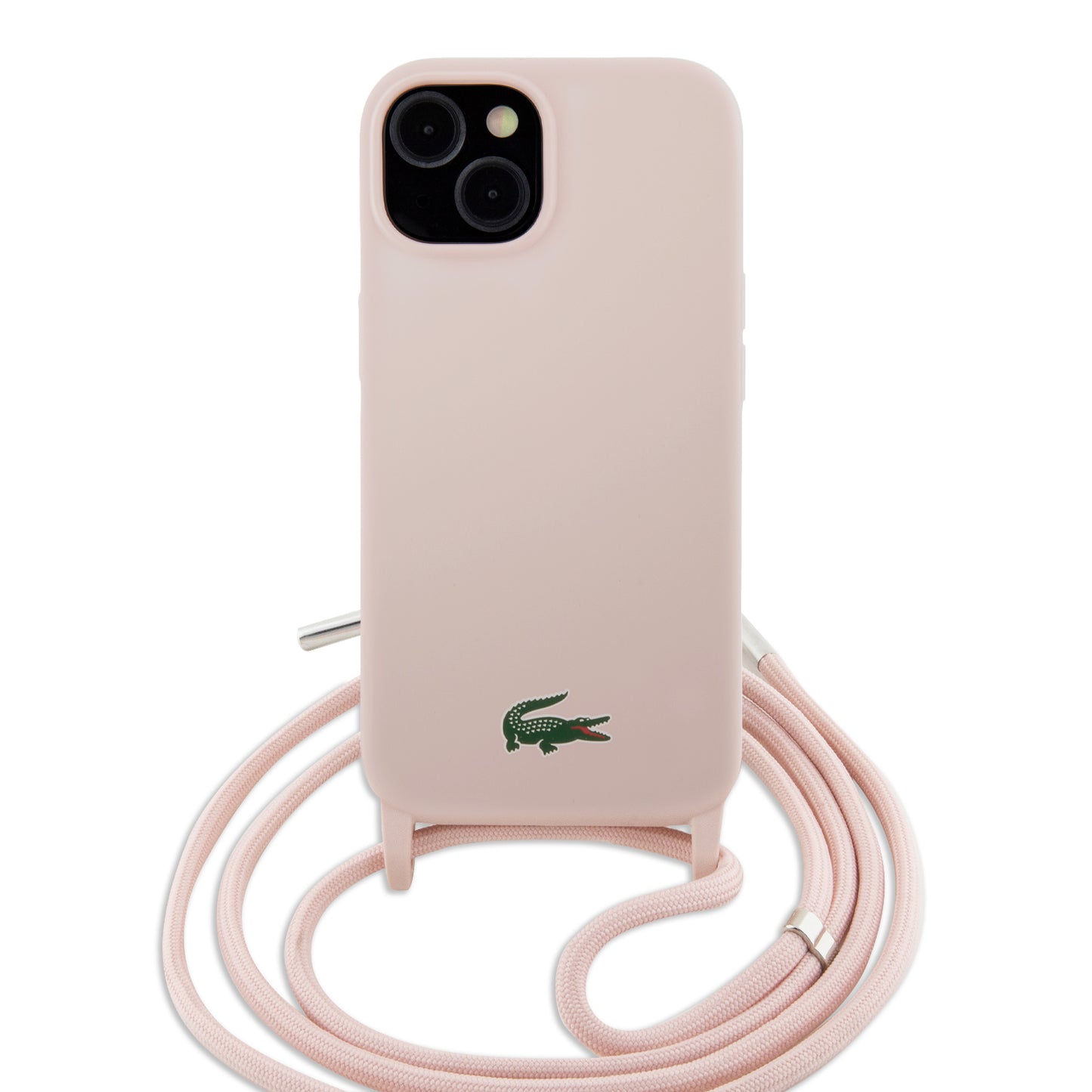 Case Lacoste Logo Impreso con Correa iPhone 15