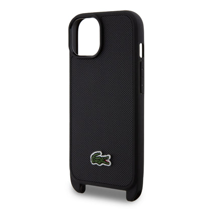 Case Lacoste Logo Bordado con Correa iPhone 15