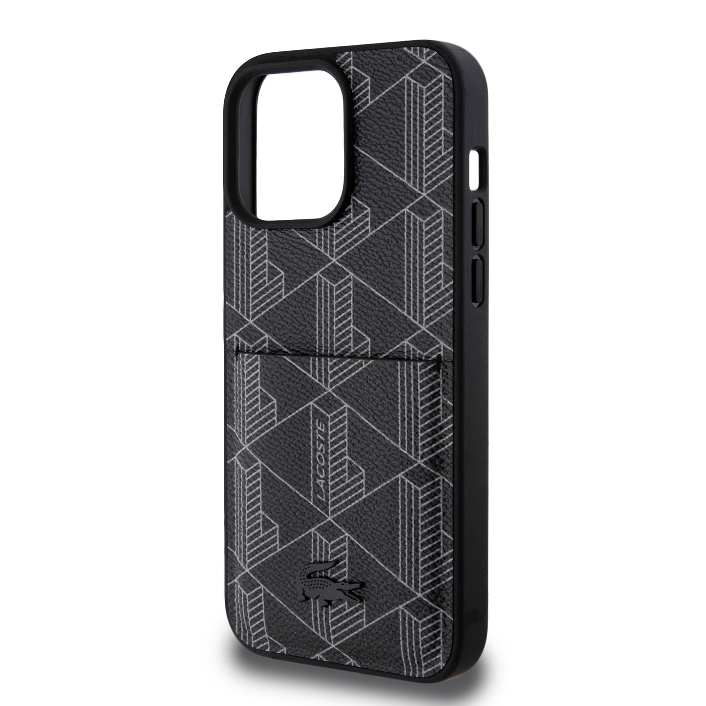 Case Lacoste con Tarjetero y Diseño Monograma iPhone 15 Pro Max
