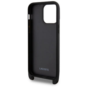 Case Lacoste Logo Bordado con Correa iPhone 15 Pro Max