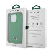 Cargar imagen en el visor de la galería, Case Lacoste Logo Bordado con Magsafe iPhone 15 Pro