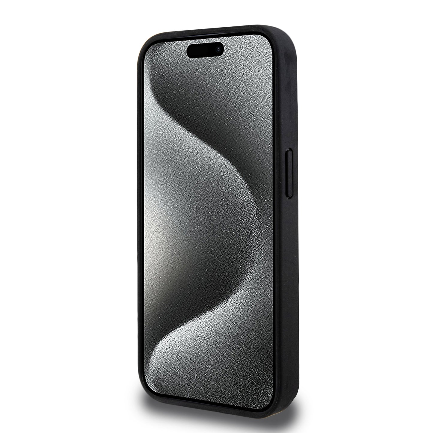 Funda Lacoste PU Monograma para iPhone 15 - Color Negro