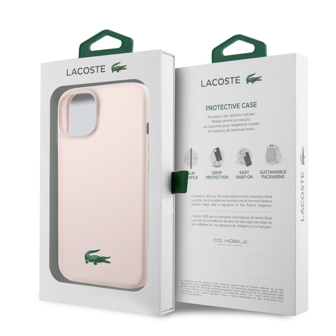 Funda Lacoste Logo Tradicional con Magsafe iPhone 15