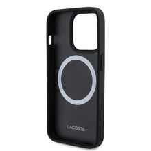 Cargar imagen en el visor de la galería, Case Lacoste Logo Bordado con Magsafe iPhone 15 Pro Max