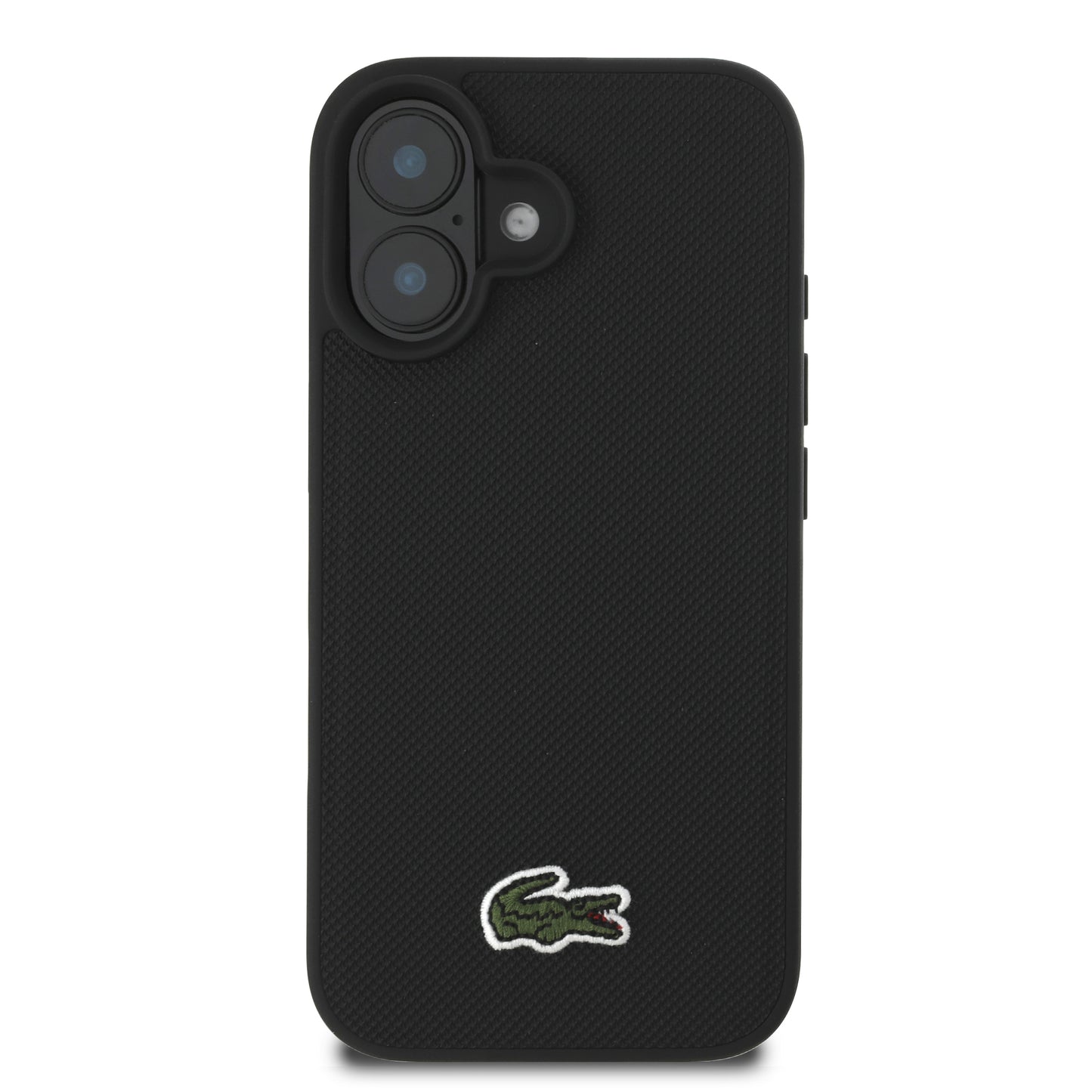 Case Lacoste Logo Bordado MagSafe para iPhone 16 - Protección y Estilo Premium