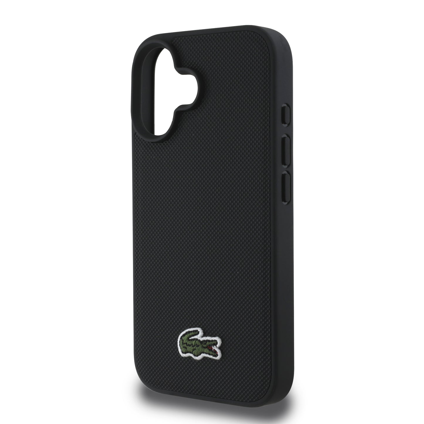 Case Lacoste Logo Bordado MagSafe para iPhone 16 - Protección y Estilo Premium