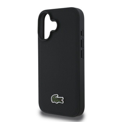 Case Lacoste Logo Bordado MagSafe para iPhone 16 - Protección y Estilo Premium