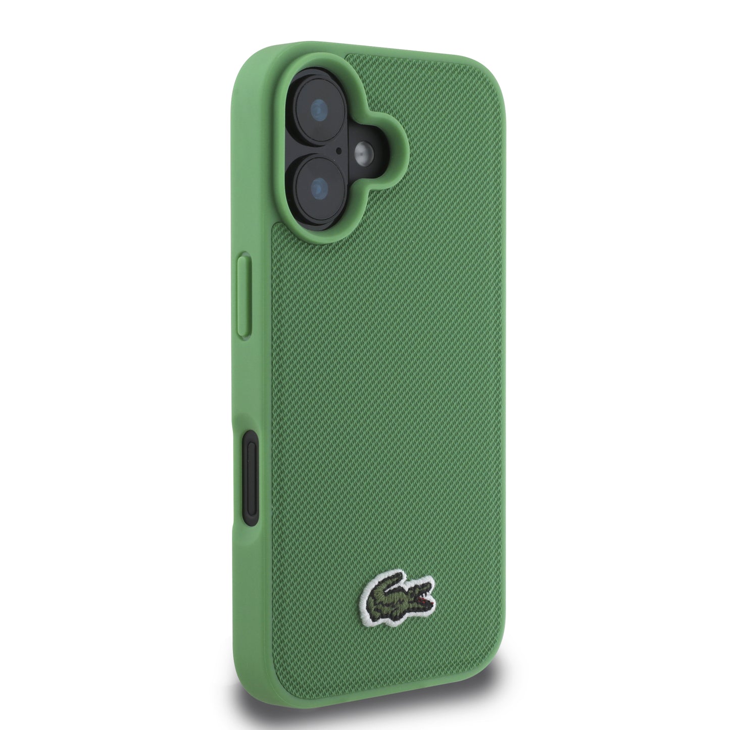 Case Lacoste Logo Bordado MagSafe para iPhone 16 - Elegancia y Protección