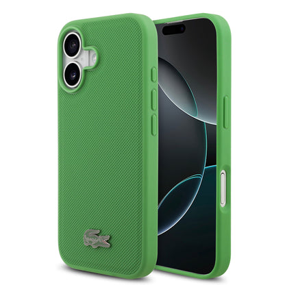 [PRE-VENTA] Case Lacoste Iconic Petit Piqué Verde Estragón para iPhone 17