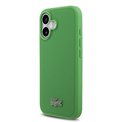 [PRE-VENTA] Case Lacoste Iconic Petit Piqué Verde Estragón para iPhone 17