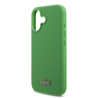[PRE-VENTA] Case Lacoste Iconic Petit Piqué Verde Estragón para iPhone 17