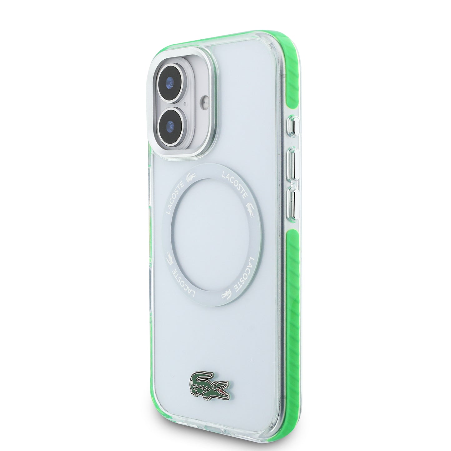 Funda Lacoste Transparente con MagSafe para iPhone 17 - Logo Cocodrilo | Case Original