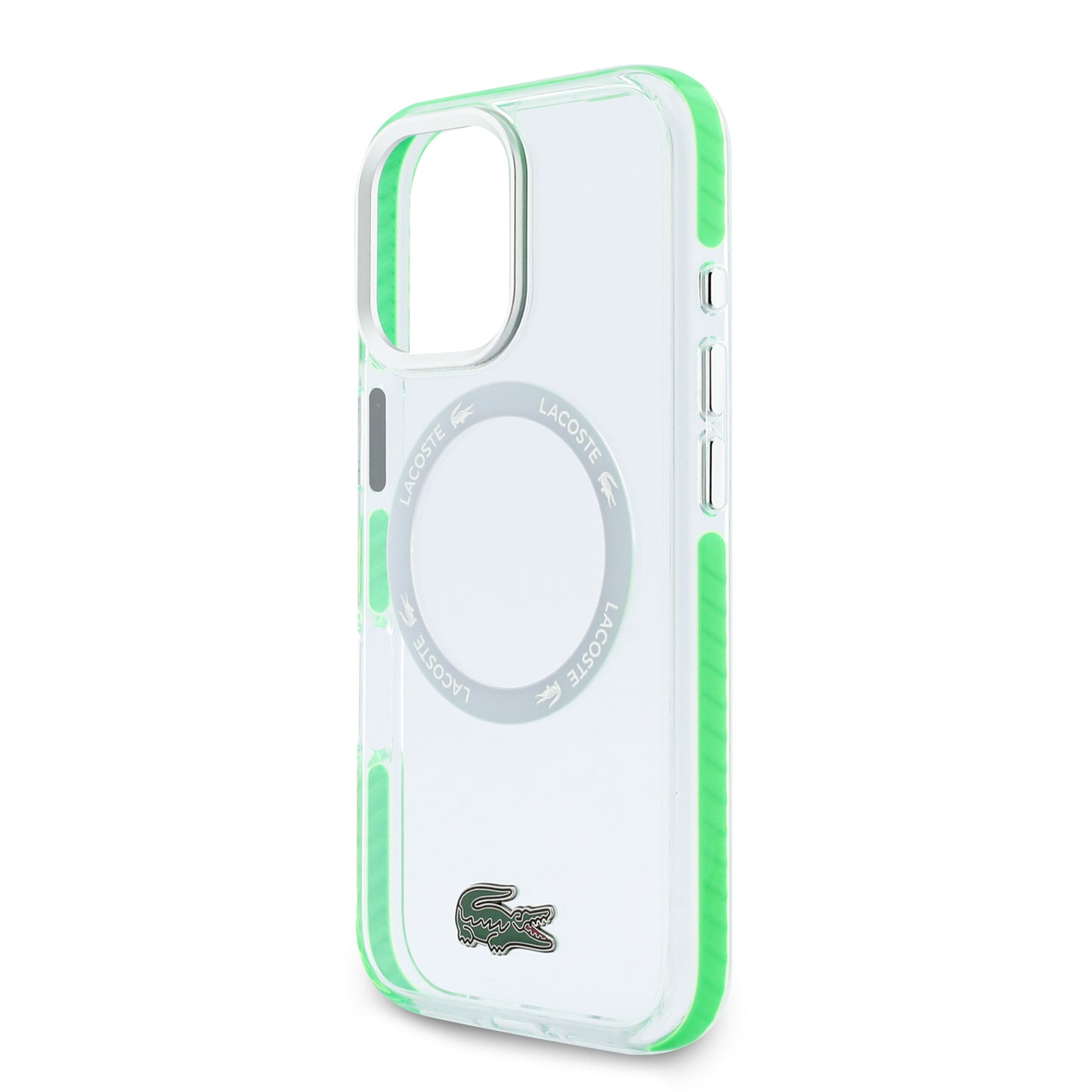 Funda Lacoste Transparente con MagSafe para iPhone 17 - Logo Cocodrilo | Case Original