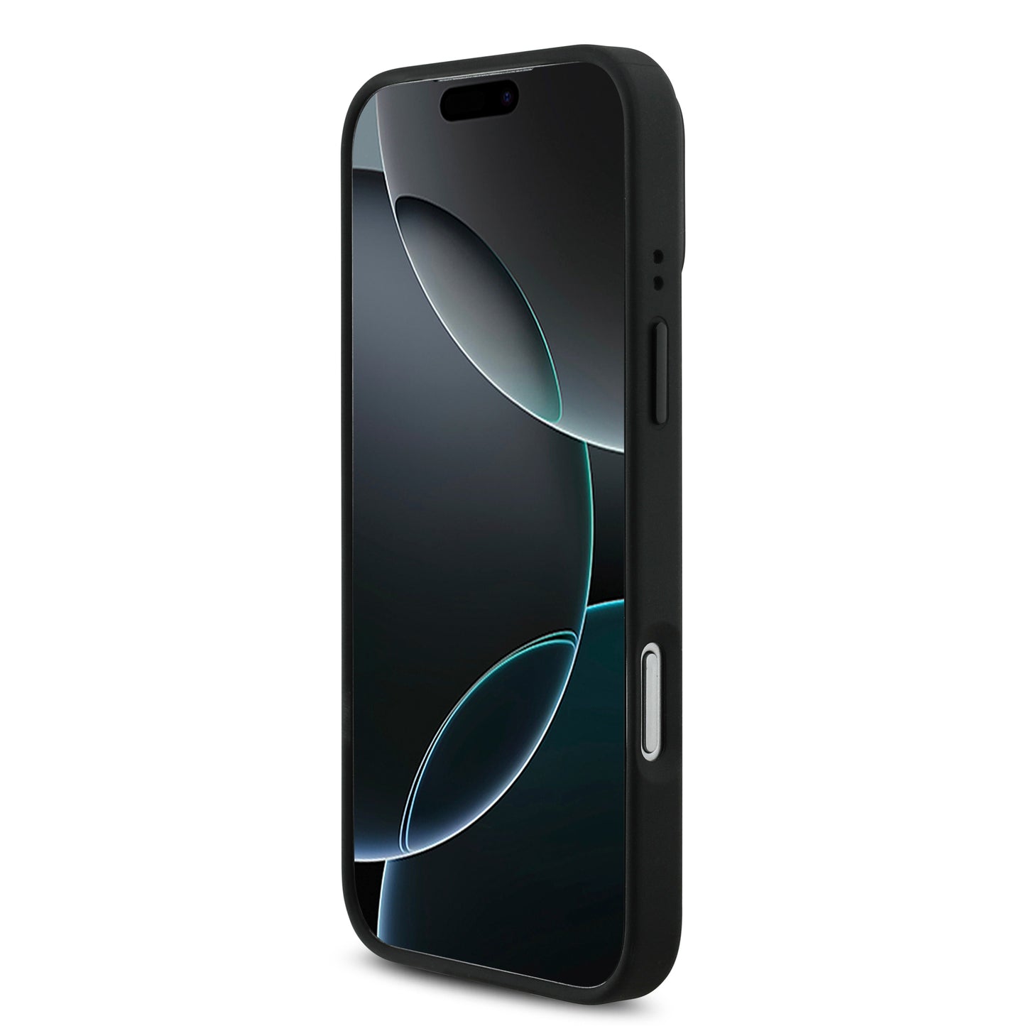 Funda Lacoste MagSafe con Soporte Integrado "The Blend" para iPhone 17 Pro - Case Original de Lujo Negro