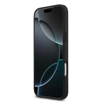 [PRE-VENTA] Case Lacoste Iconic Petit Piqué Negro para iPhone 17 Pro – Funda Rígida MagSafe con Logo Lacoste Lacado