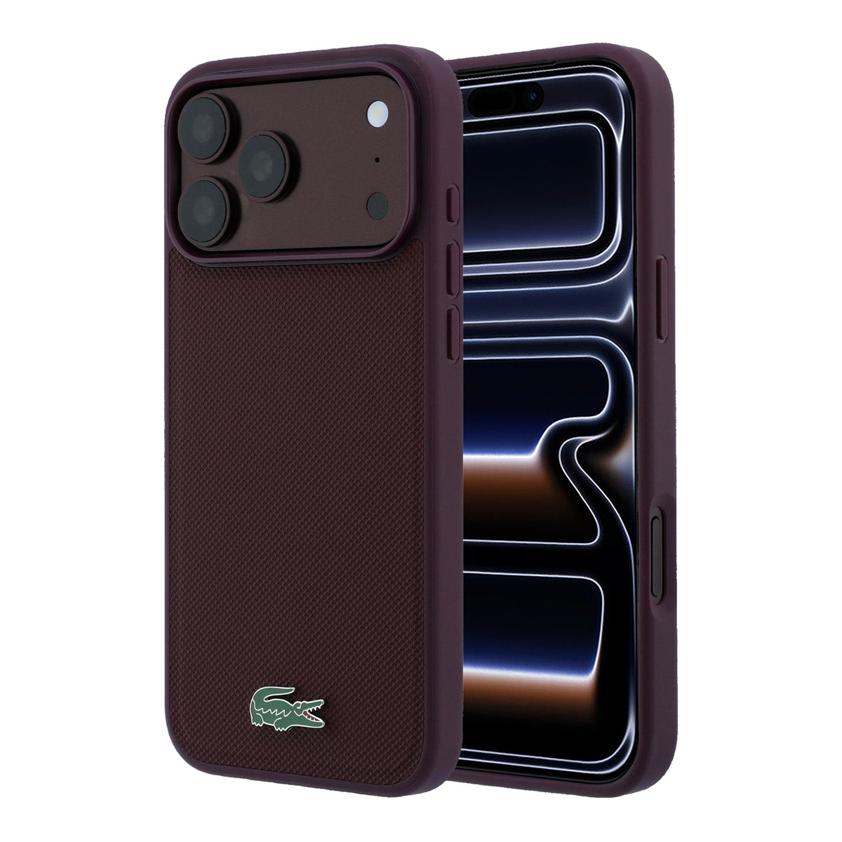 Funda Lacoste Original iPhone 18 Pro Max MagSafe Vino