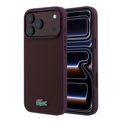 Funda Lacoste Original iPhone 18 Pro Max MagSafe Vino