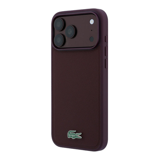 Funda Lacoste Original iPhone 18 Pro Max MagSafe Vino